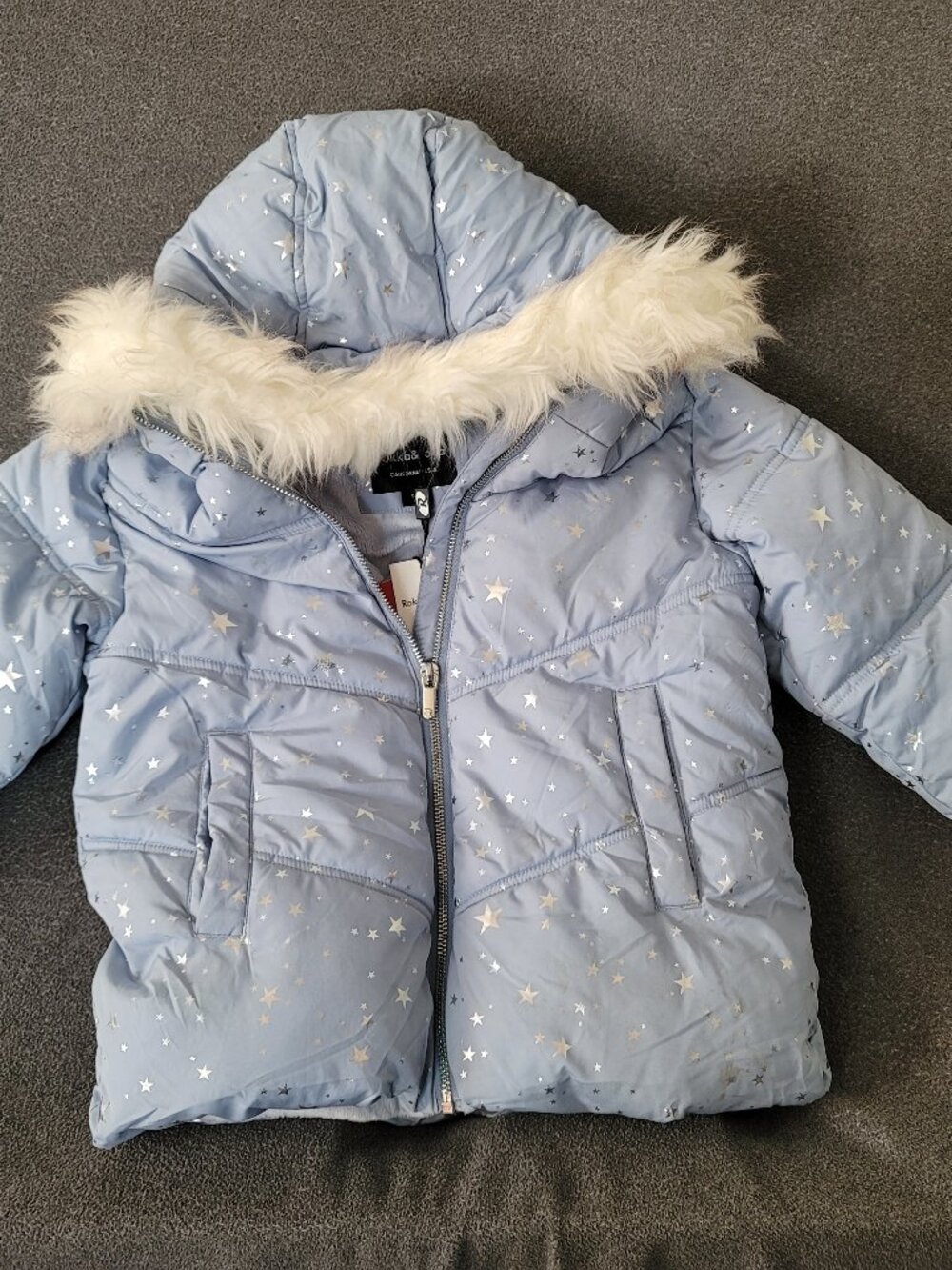 Rokka&Rolla Girls' Heavy Winter Puffer Coat, Sizes 6 (small)